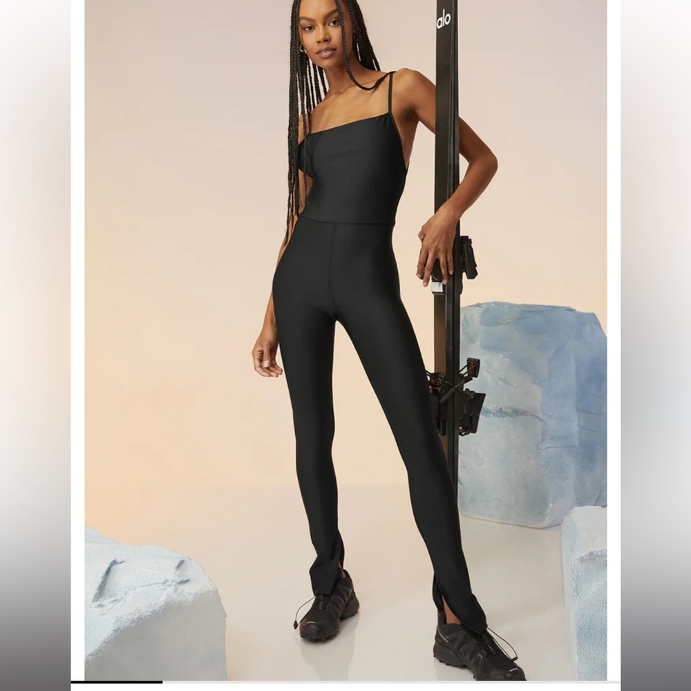 ISO BLACK Alo disco daze onesie small (DO NOT BUY)